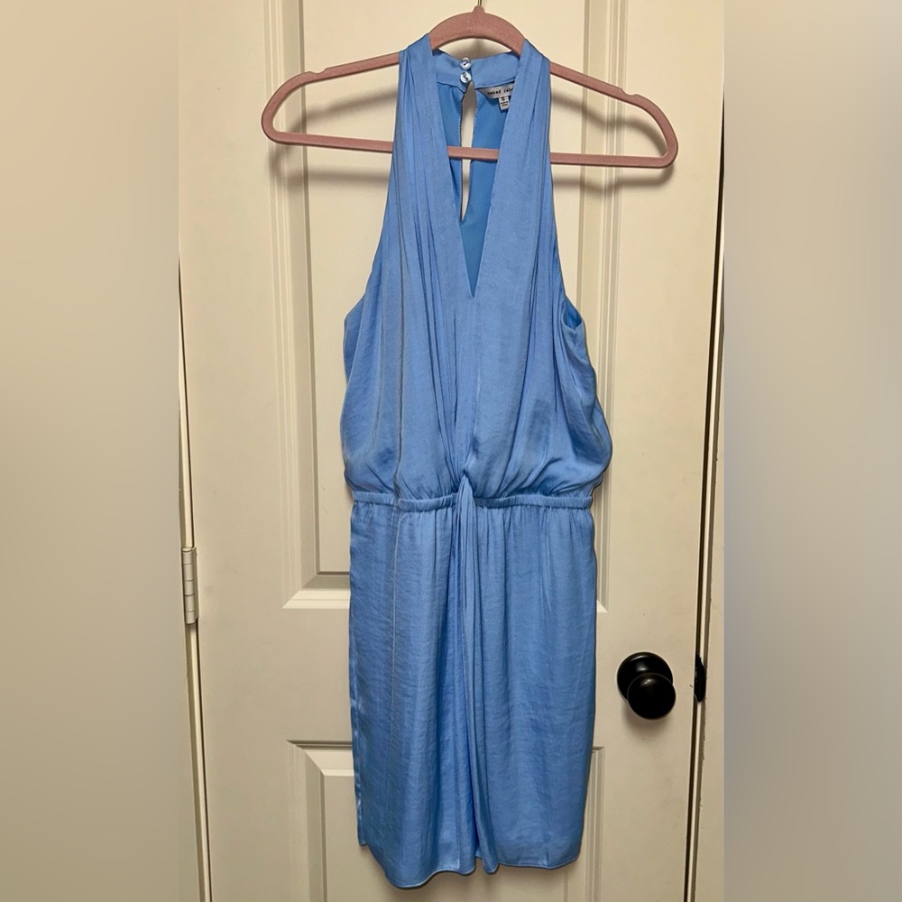 Light blue halter dress size small
